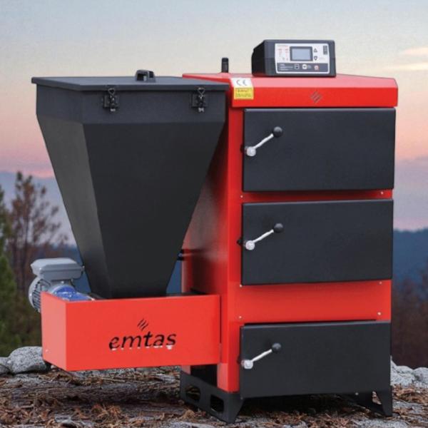 Cazan pe combustibil solid Emtas Standart 35 kW / 350 m² photo 5