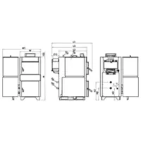 Cazan pe combustibil solid Caldera Caltherm 45 kW / 430 m² photo 4