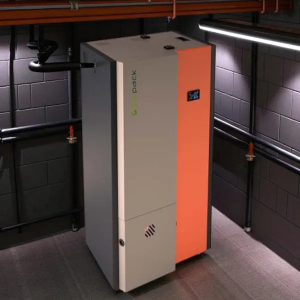Cazan pe combustibil solid Caldera Bio-Pack Es 40 kW / 300 m² photo 4