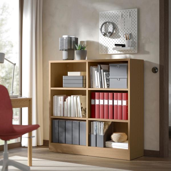 Стеллаж Ikea Tonstad 120 x 121 x 37см cm / Шпон / Дубовый Шпон photo 5