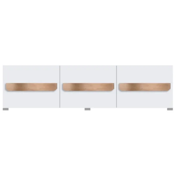 Comodă Fadome TH4 50 x 165 x 40 / MDF / Alb photo 1