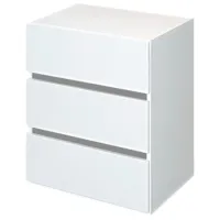 Комод Fadome KK1 60 x 50 x 40см / ЛДСП / Белый