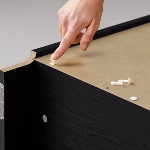 Etajeră Ikea Billy  106 x 80 x 28 cm / PAL / Black Oak photo 6