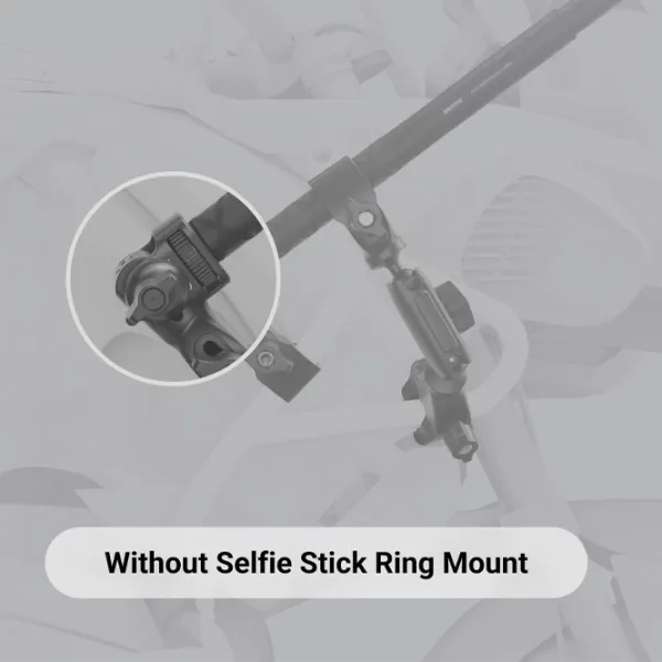 Fixator Insta360 Selfie Stick Ring Mount Black photo 6
