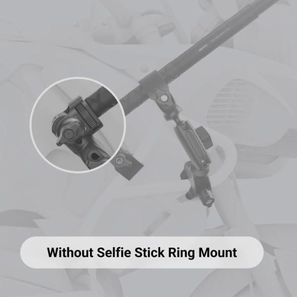 Fixator Insta360 Selfie Stick Ring Mount Black photo 6