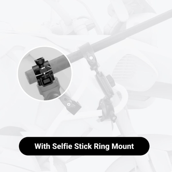 Fixator Insta360 Selfie Stick Ring Mount Black photo 7