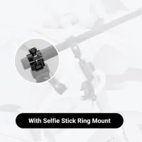 Fixator Insta360 Selfie Stick Ring Mount Black photo 7