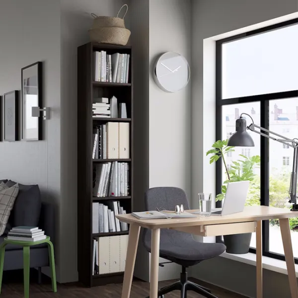 Стеллаж Ikea Billy  202 x 40 x 28см cm / ЛДСП / Темно-коричневого Дуба photo 4