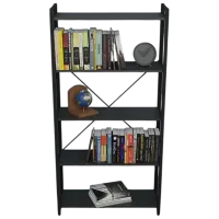 Стеллаж Prestige 5 Layer 180 x 88 x 34см cm / ЛДСП / Black