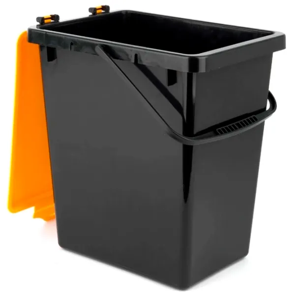 Coș de gunoi PPH Chadex 1269040 11l / Plastic / Black Yellow photo 2 Coș de gunoi PPH Chadex 1269040 11l / Plastic / Black Yellow photo 2
