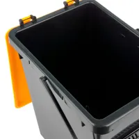 Мусорное ведро PPH Chadex 1269040 11л / Пластик / Черный желтый photo 3