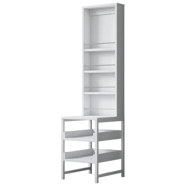 Стеллаж Mirage Meble BJ147 141.8 x 35 x 40см cm / ЛДСП / White photo 7 Стеллаж Mirage Meble BJ147 141.8 x 35 x 40см cm / ЛДСП / White photo 7