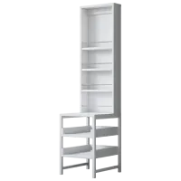 Стеллаж Mirage Meble BJ147 141.8 x 35 x 40см cm / ЛДСП / White photo 7