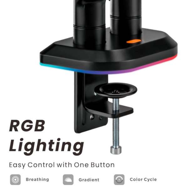 Кронштейн для монитора LUMI LDT63-C024GL VESA 100 x 100 мм/ Black Orange photo 2