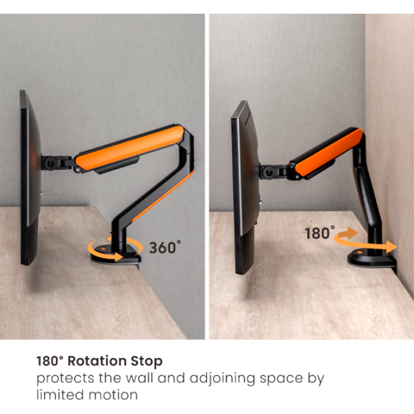 Кронштейн для монитора LUMI LDT63-C024GL VESA 100 x 100 мм/ Black Orange photo 5