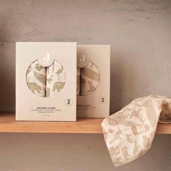 Пеленки Jollein Animals Nougat  / Бежевый photo 2