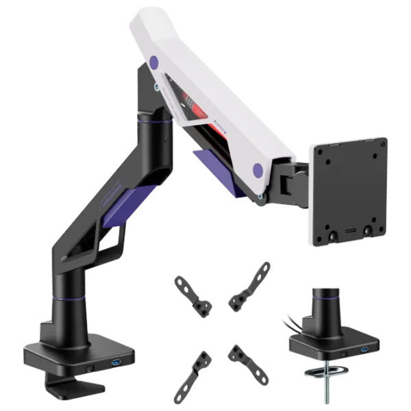 Кронштейн для монитора LUMI LDT95-C012UC VESA 100 x 200 мм/ Черный Белый photo 1