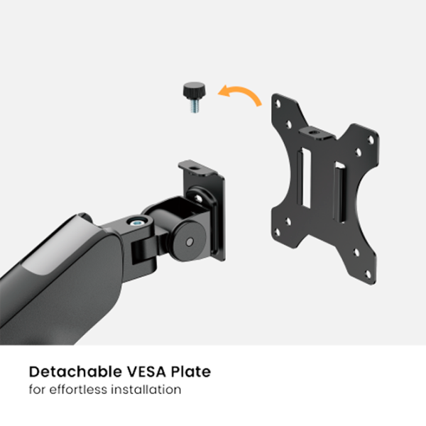 Кронштейн для монитора LUMI LDT84-C012-KP01 VESA 100 x 100 мм/ Черный photo 5