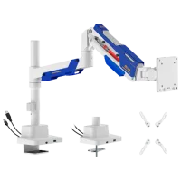 Suport pentru monitor LUMI LDT101-C012UCP VESA 100 x 200 mm/ White Blue