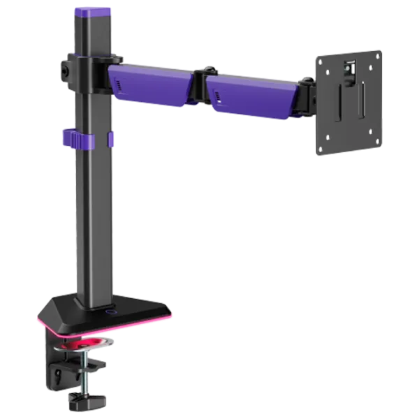 Suport pentru monitor LUMI LDT89-C012L VESA 100 x 100 mm/ Black Purple photo 2