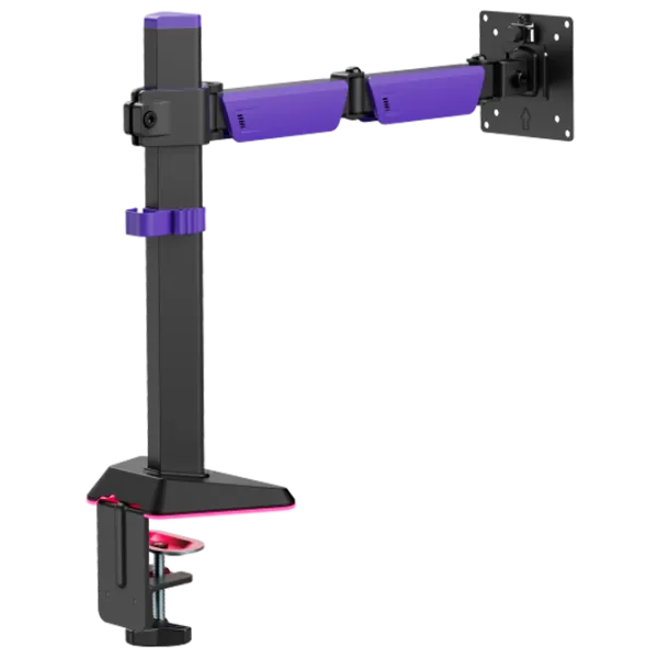 Suport pentru monitor LUMI LDT89-C012L VESA 100 x 100 mm/ Black Purple photo 3
