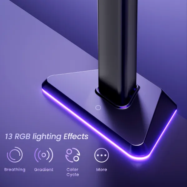 Suport pentru monitor LUMI LDT89-C012L VESA 100 x 100 mm/ Black Purple photo 7