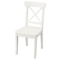 Обеденные стол со стульями Ikea Danderyd/Ingolf Прямоугольная / МДФ / Белый photo 7