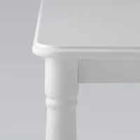 Обеденные стол со стульями Ikea Danderyd/Ingolf Прямоугольная / МДФ / Белый photo 8