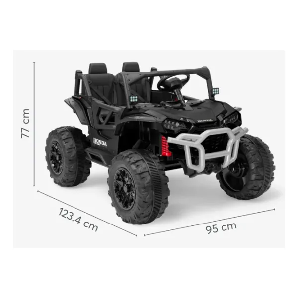 ATV pentru copii Kikka Boo Honda  / 3+ / 3 km/h / Green photo 7