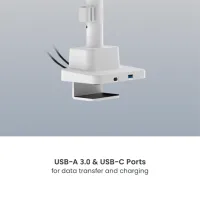 Кронштейн для монитора LUMI LDT101-C024UCP VESA 100 x 200 мм/ White Blue photo 6