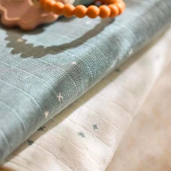 Пеленки Jollein Twinkling Sea Green  / Зеленый photo 4