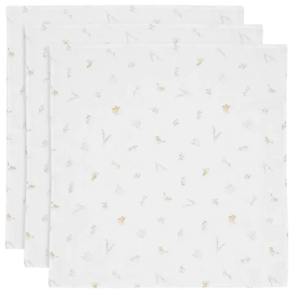 Пеленки Jollein Lovely Birds  / Белый photo 1
