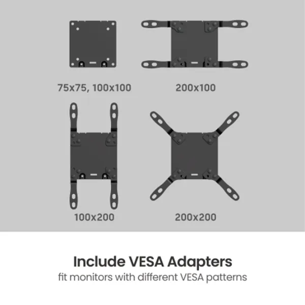 Кронштейн для монитора LUMI LDT95-C024P VESA 100 x 200 мм/ Разноцветный photo 7
