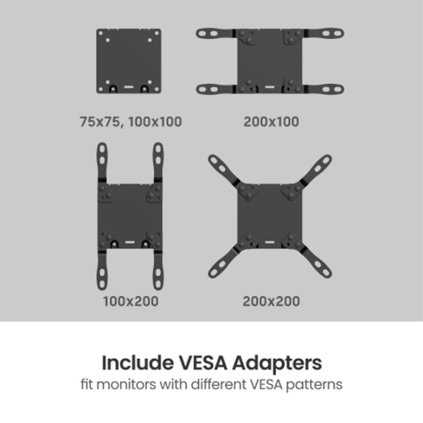 Кронштейн для монитора LUMI LDT95-C024P VESA 100 x 200 мм/ Разноцветный photo 7