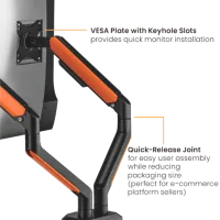 Кронштейн для монитора LUMI LDT63-C024G VESA 100 x 100 мм/ Разноцветный photo 4