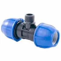 Тройник Plassel 53-666042 Пластик