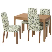 Set masă și scaune Ikea Ekedalen/Bergmund/Fagelfors Dreptunghiulară / PAL / Oak