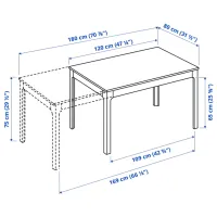 Set masă și scaune Ikea Ekedalen/Bergmund/Fagelfors Dreptunghiulară / PAL / Oak photo 8