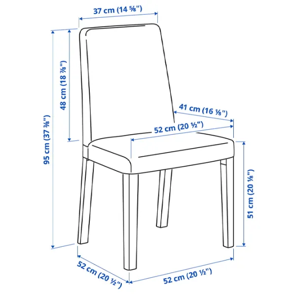 Set masă și scaune Ikea Ekedalen/Bergmund/Fagelfors Dreptunghiulară / PAL / Oak photo 9 Set masă și scaune Ikea Ekedalen/Bergmund/Fagelfors Dreptunghiulară / PAL / Oak photo 9