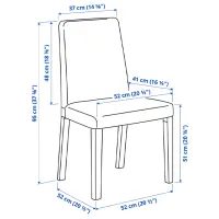 Set masă și scaune Ikea Ekedalen/Bergmund/Fagelfors Dreptunghiulară / PAL / Oak photo 9