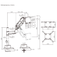 Кронштейн для монитора LUMI LDT101-C012P VESA 100 x 200 мм/ Разноцветный photo 6