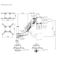 Кронштейн для монитора LUMI LDT95-C012P VESA 100 x 200 мм/ Разноцветный photo 6