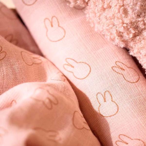 Пеленки Jollein Miffy Silhouettes Wild Rose  / Розовый photo 4