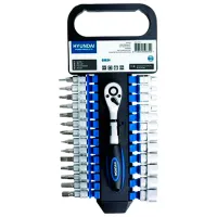 Set de capete tubulare Hyundai HY-59634 Cantitatea în set - 27