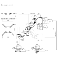 Кронштейн для монитора LUMI LDT95-C012UCP VESA 100 x 200 мм/ Разноцветный photo 8