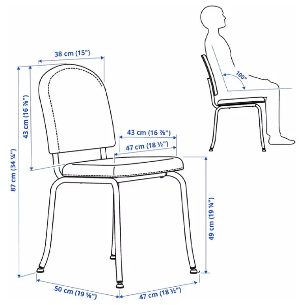 Set masă și scaune Ikea Danderyd/Ebbalycke/Idekulla Dreptunghiulară / PAL / Black photo 7 Set masă și scaune Ikea Danderyd/Ebbalycke/Idekulla Dreptunghiulară / PAL / Black photo 7