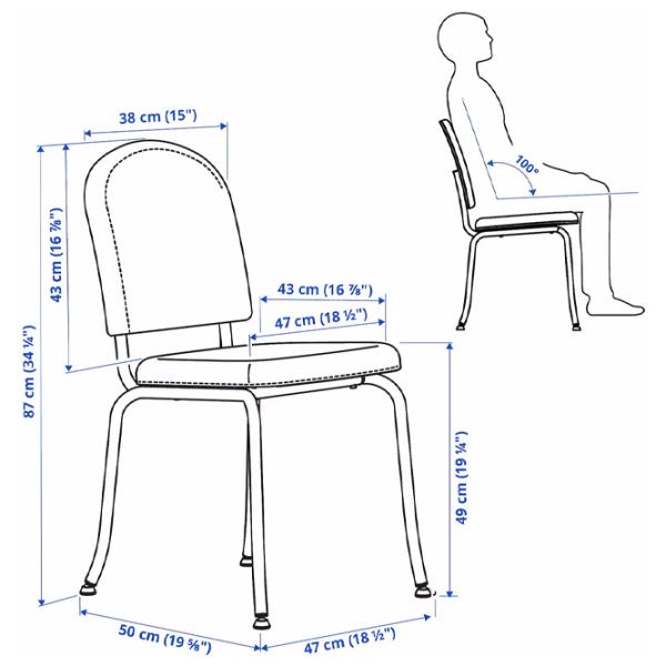 Set masă și scaune Ikea Danderyd/Ebbalycke/Idekulla Dreptunghiulară / PAL / Black photo 7 Set masă și scaune Ikea Danderyd/Ebbalycke/Idekulla Dreptunghiulară / PAL / Black photo 7