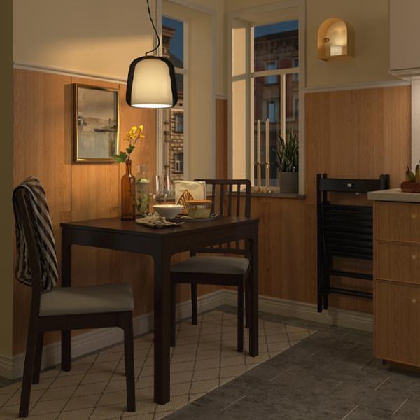 Set masă și scaune Ikea Ekedalen/Orrsta Pătrată / PAL / Dark Brown photo 7