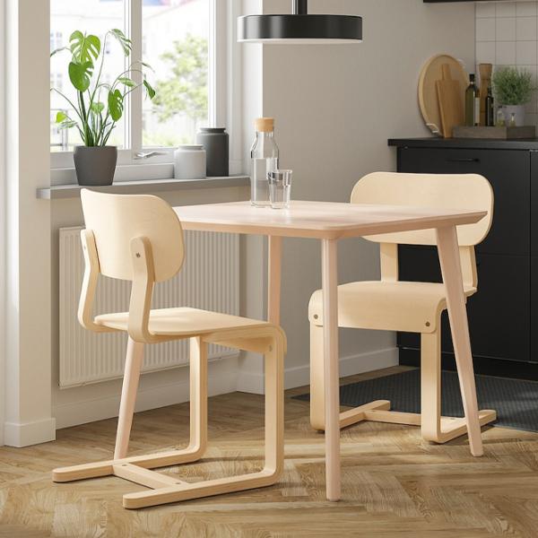 Set masă și scaune Ikea Lisabo/Lyckan Pătrată / Lemn / Pine photo 6 Set masă și scaune Ikea Lisabo/Lyckan Pătrată / Lemn / Pine photo 6