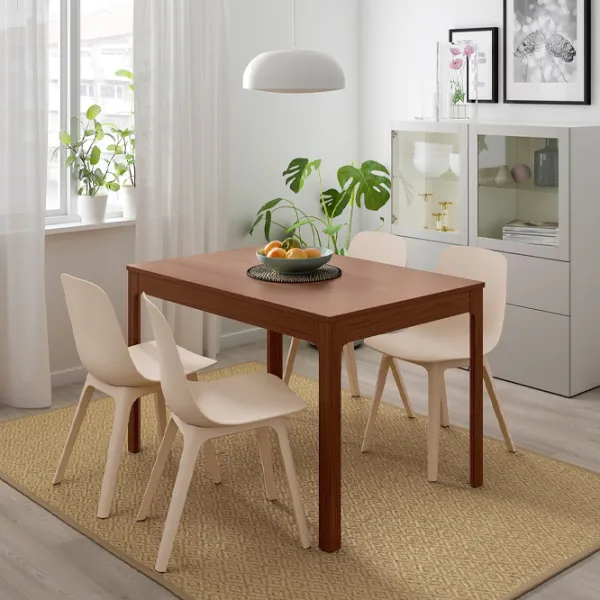 Set masă și scaune Ikea Ekedalen/Odger Dreptunghiulară / Lemn / Brown photo 5 Set masă și scaune Ikea Ekedalen/Odger Dreptunghiulară / Lemn / Brown photo 5